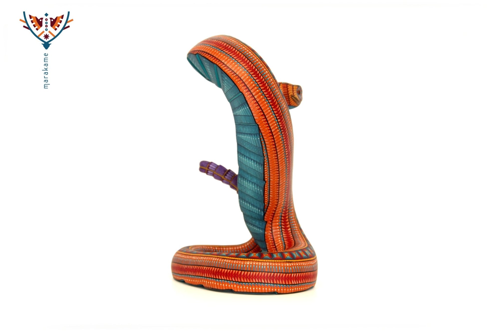 Snake Alebrije - Rattlesnake II - Huichol Art - Marakame