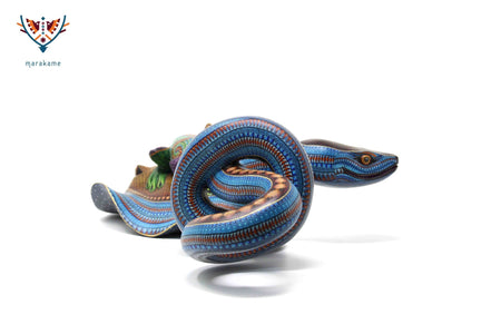 Alebrije - Serpent Raie Manta - Art Huichol - Marakame