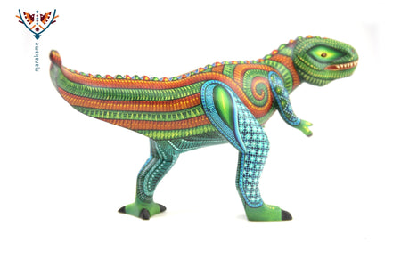 Alebrije - T-Rex I - Huichol Art - Marakame