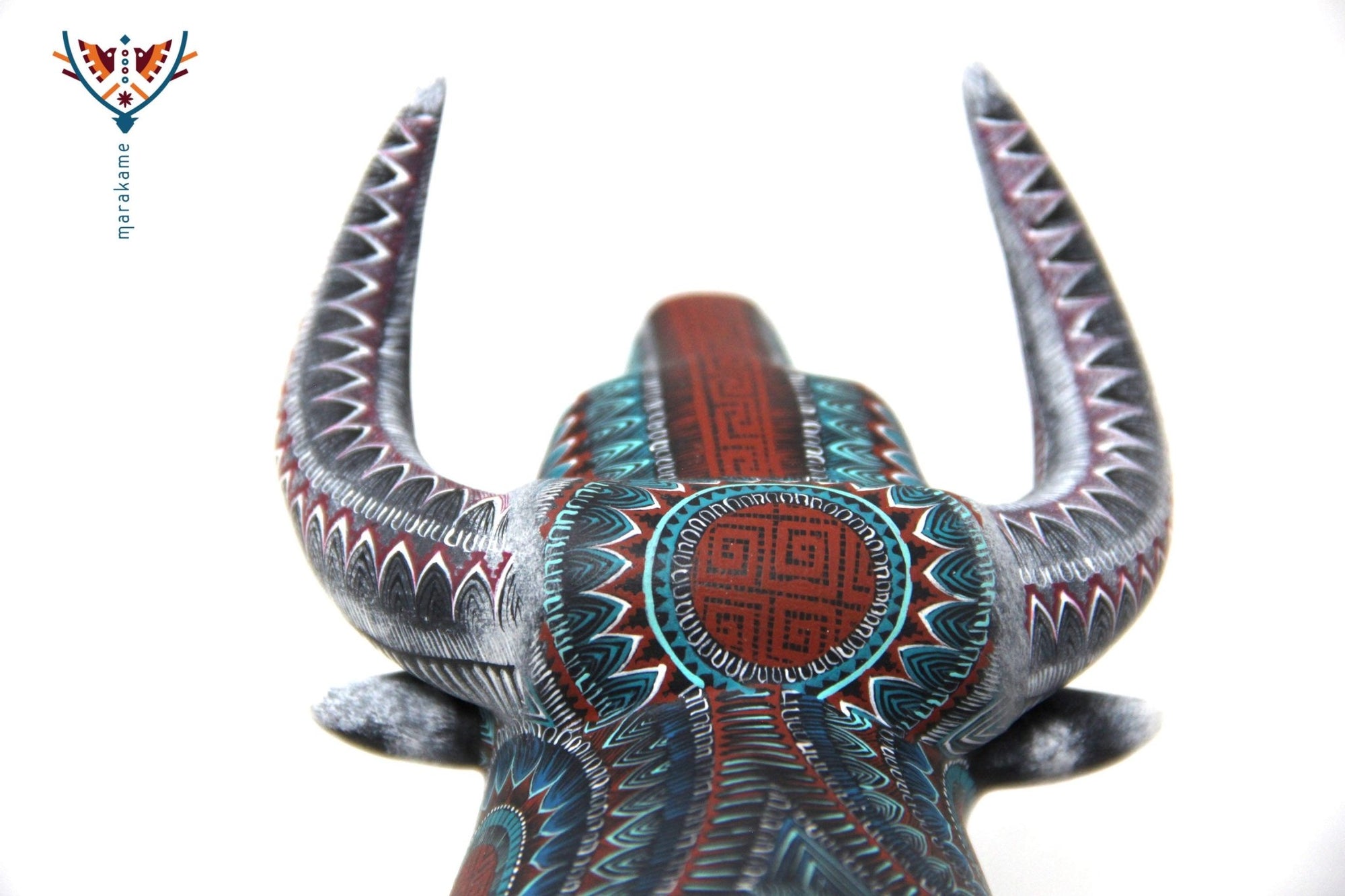 Alebrije - Ruhender Stier - Huichol Art - Marakame