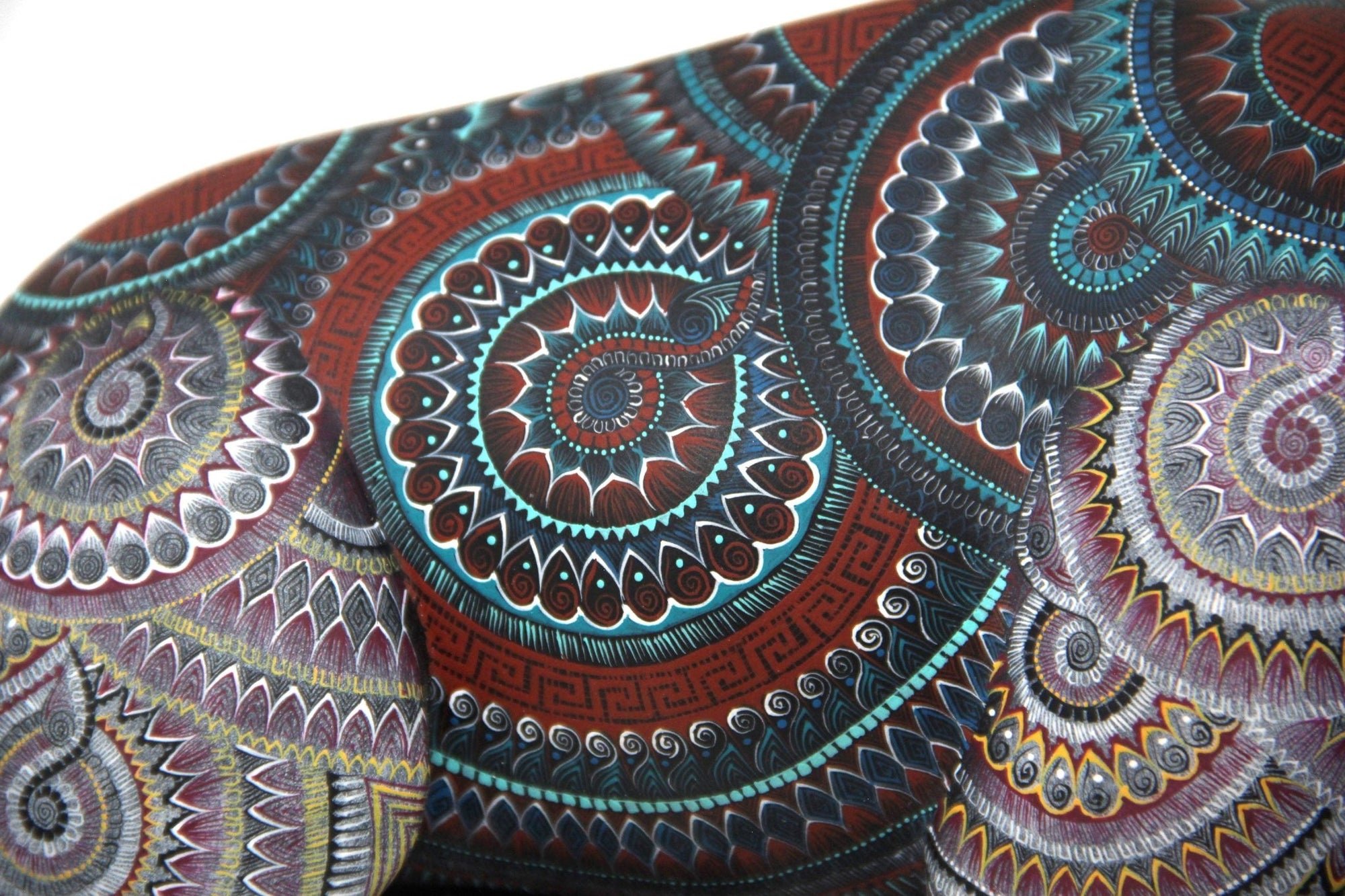 Alebrije - Ruhender Stier - Huichol Art - Marakame