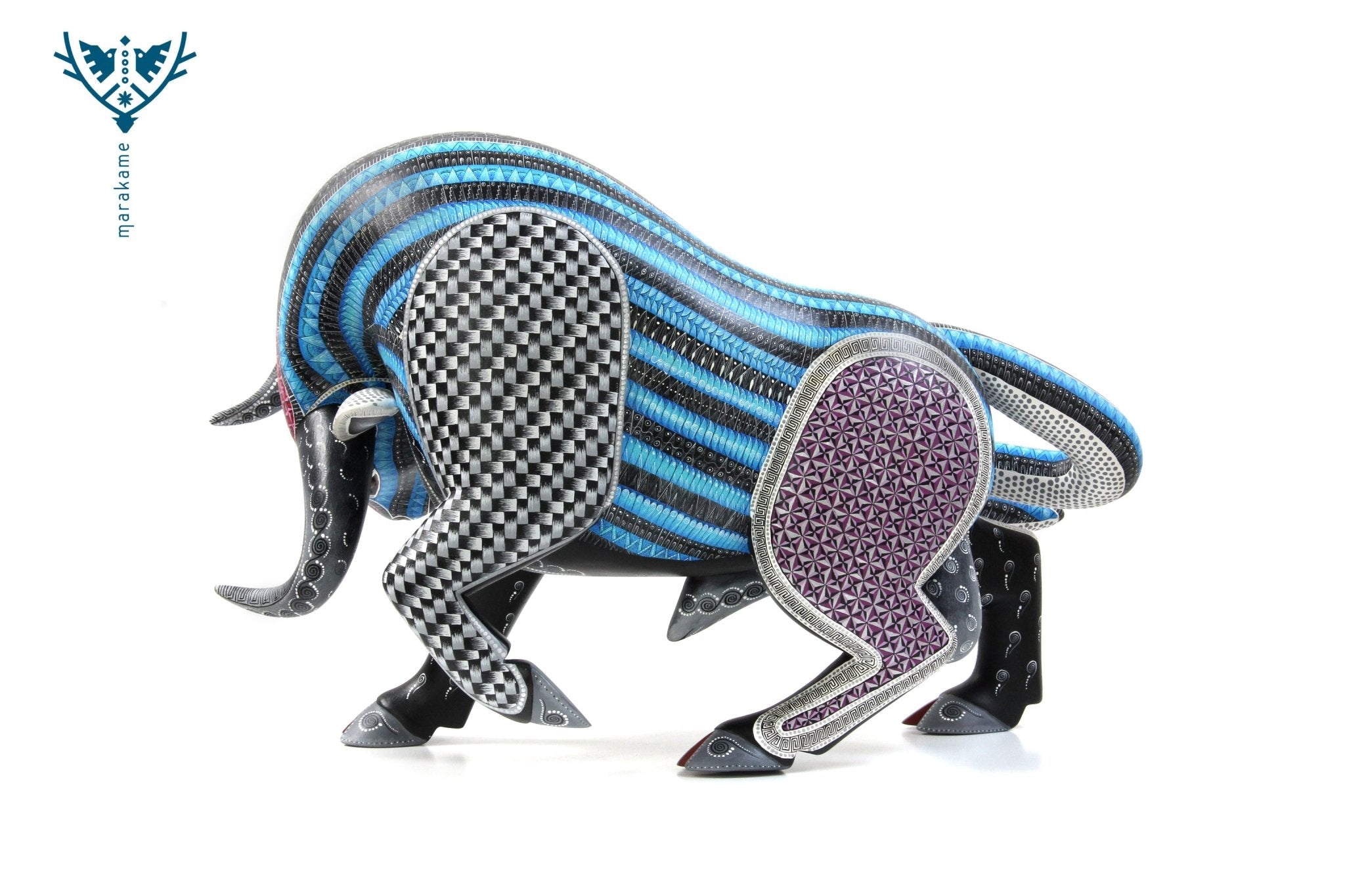 Alebrije Bull - Goon ngola - Huichol Art - Marakame