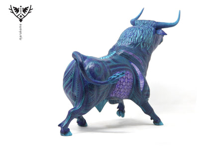 Alebrije Bull - Yuze I - Huichol Art - Marakame