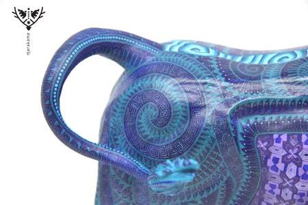 Alebrije Bull - Yuze I - Huichol Art - Marakame