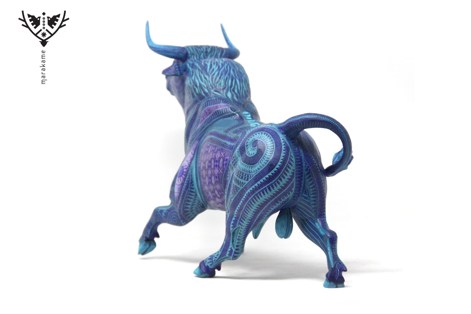 Alebrije Bull - Yuze I - Huichol Art - Marakame