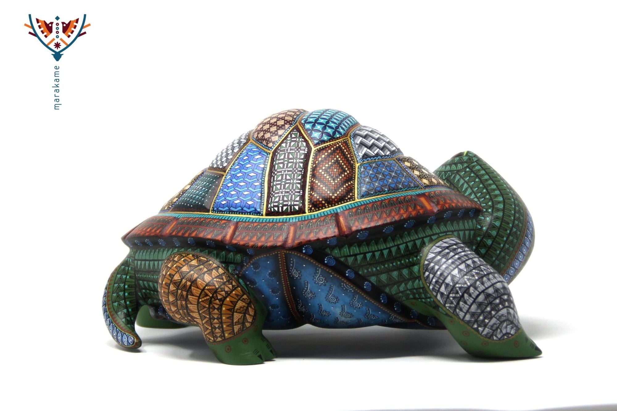 Turtle Alebrije - Bigu - Huichol Art - Marakame