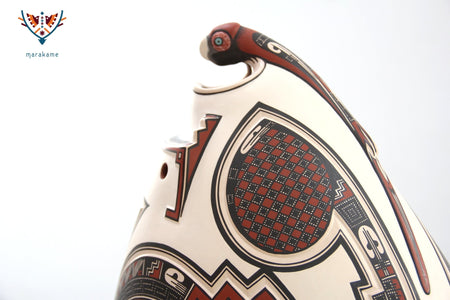 Ceramica Mata Ortiz - Aquila II - Arte Huichol - Marakame