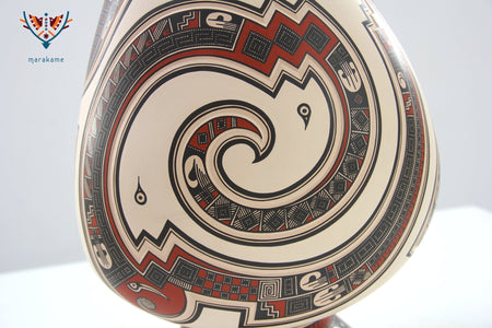 Ceramica Mata Ortiz - Aquila II - Arte Huichol - Marakame