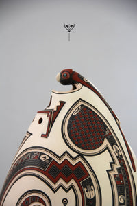 Mata Ortiz Keramik - Adler II - Huichol Art - Marakame