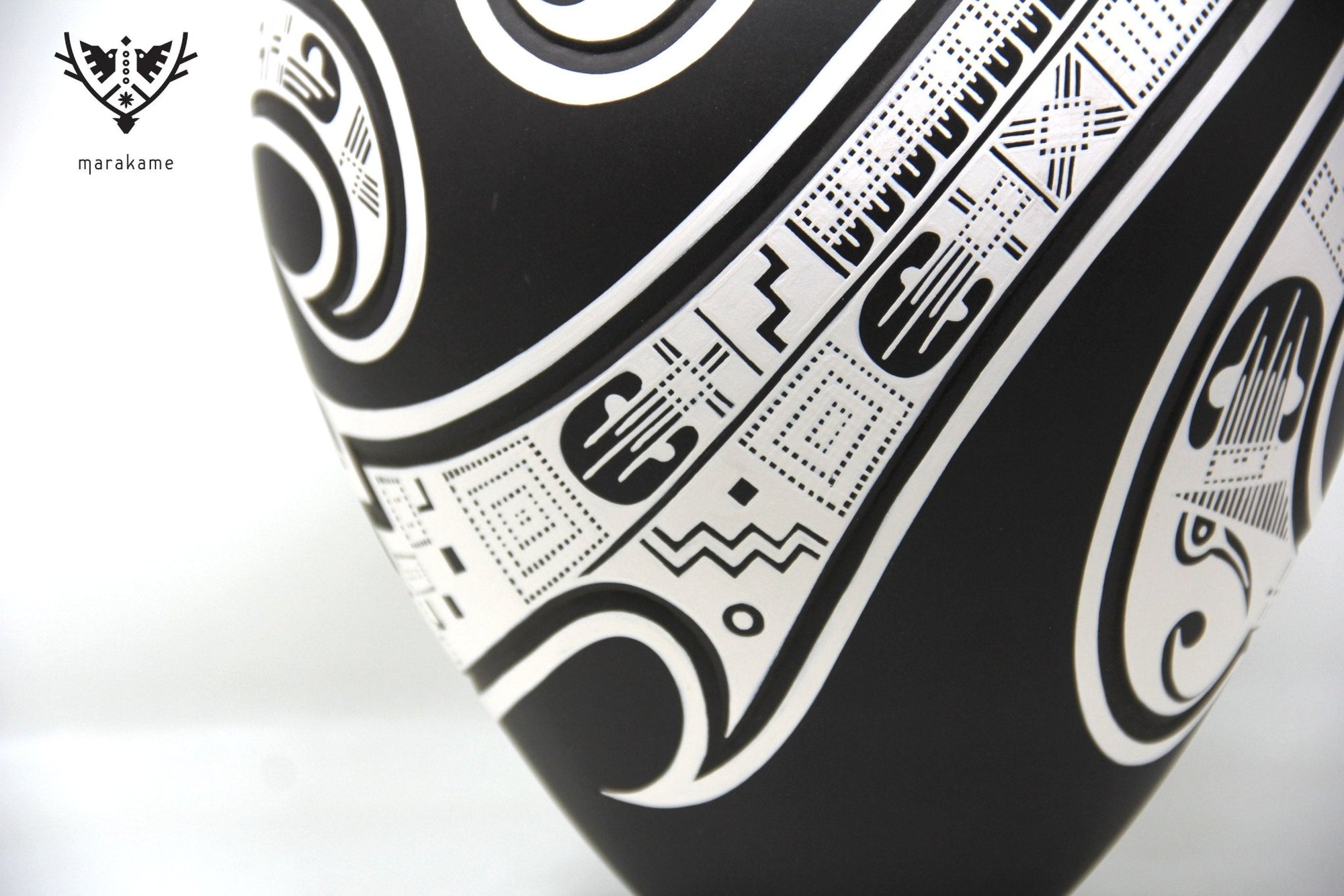 Mata Ortiz Ceramics - Paquimé Eagle - Huichol Art - Marakame