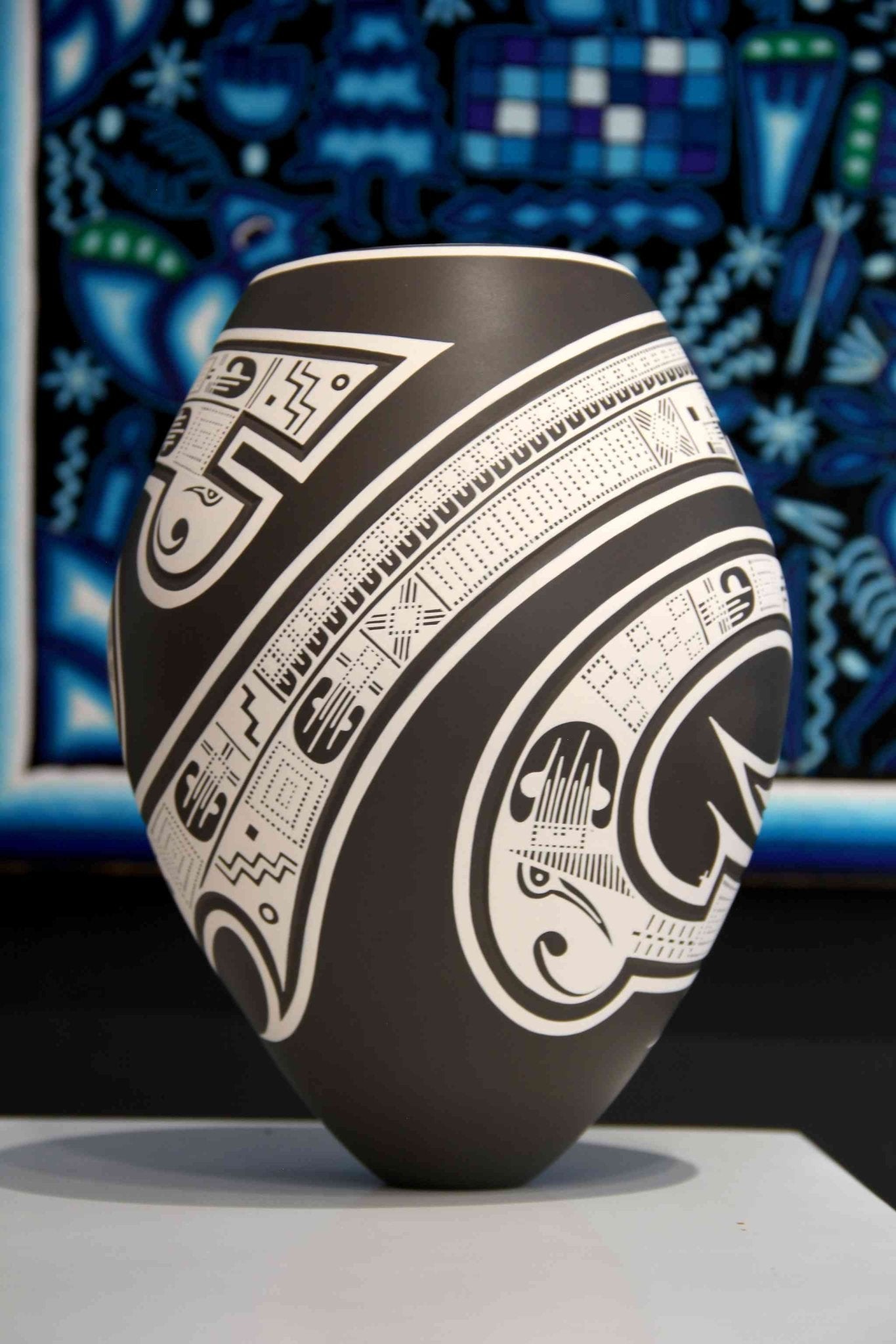 Mata Ortiz Ceramics - Paquimé Eagle - Huichol Art - Marakame