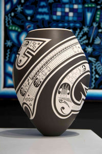 Mata Ortiz Ceramics - Paquimé Eagle - Huichol Art - Marakame