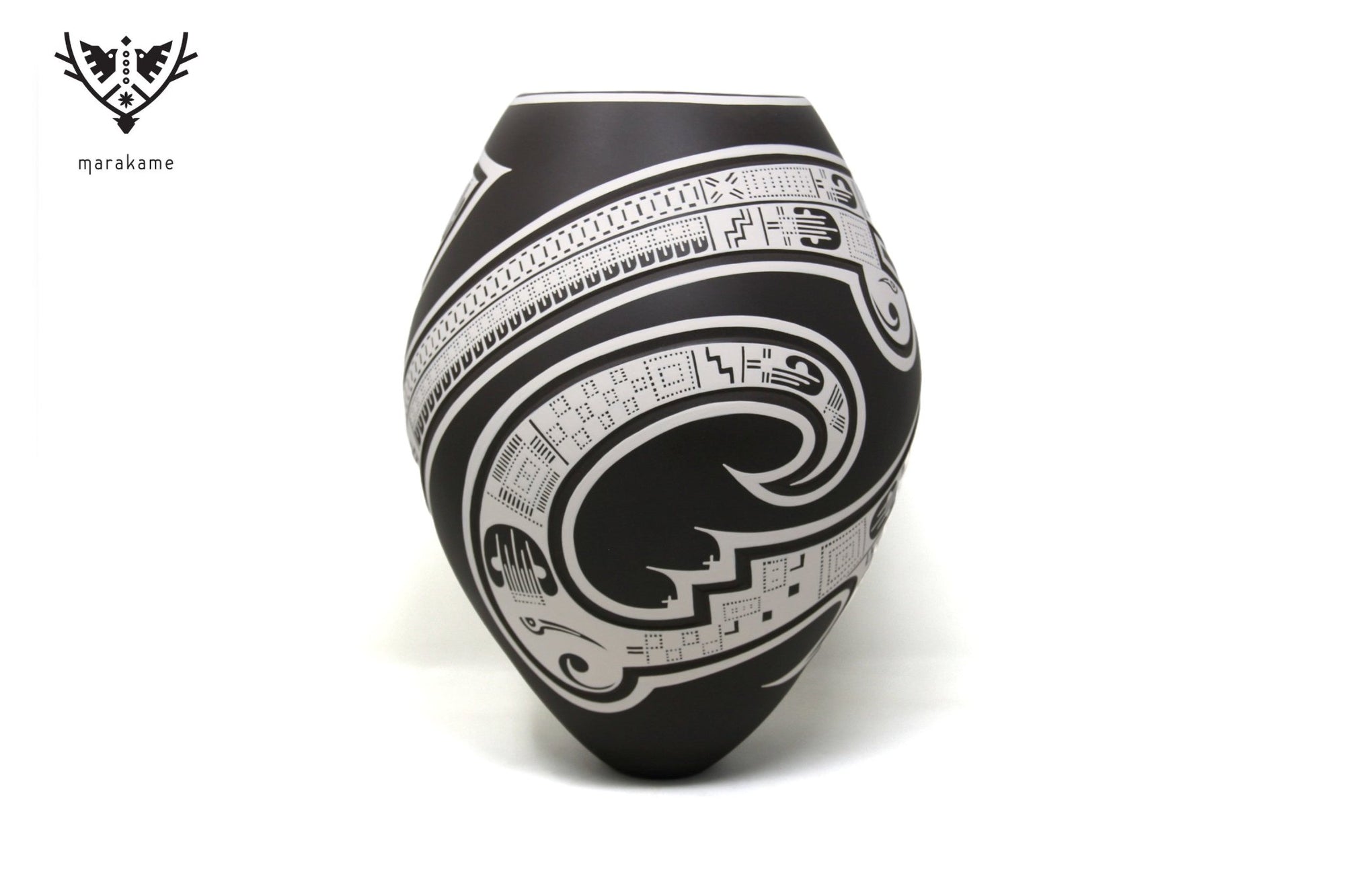 Mata Ortiz Ceramics - Paquimé Eagle - Huichol Art - Marakame