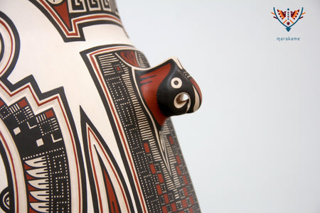 Mata Ortiz Ceramics - Northern Eagles - Huichol Art - Marakame