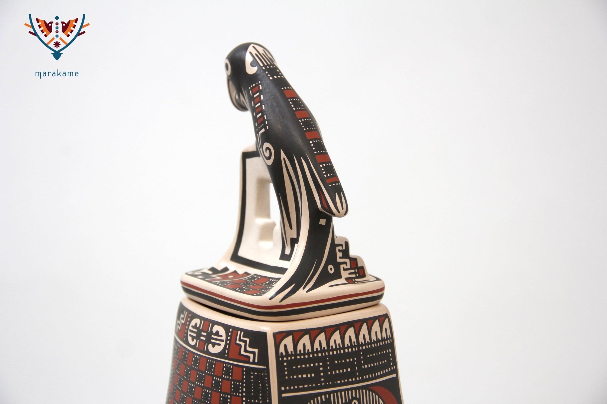 Mata Ortiz Ceramics - Northern Eagles - Huichol Art - Marakame