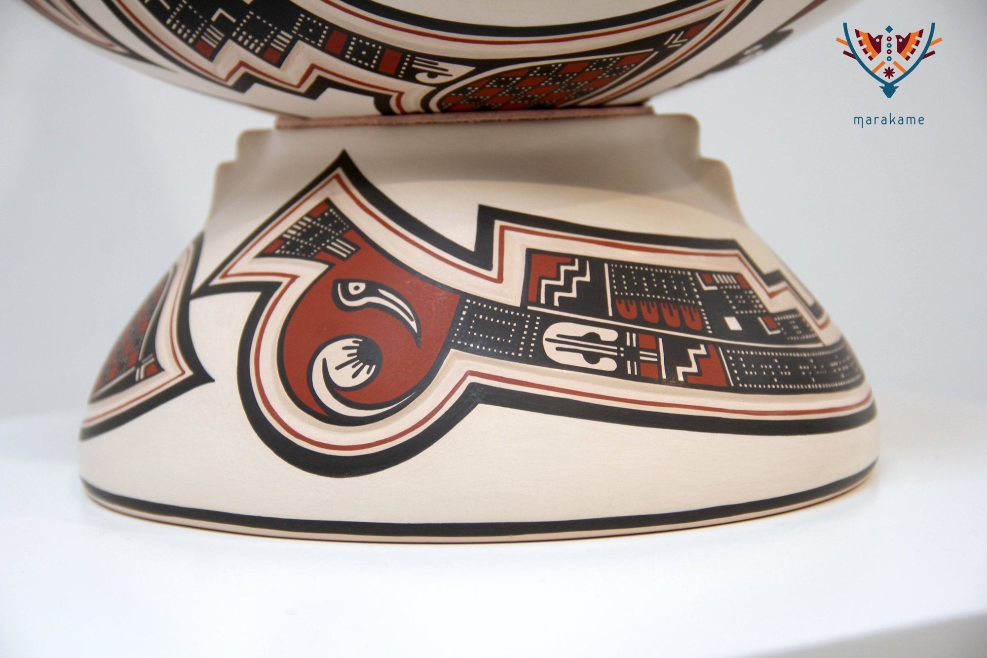 Mata Ortiz Ceramics - Northern Eagles - Huichol Art - Marakame