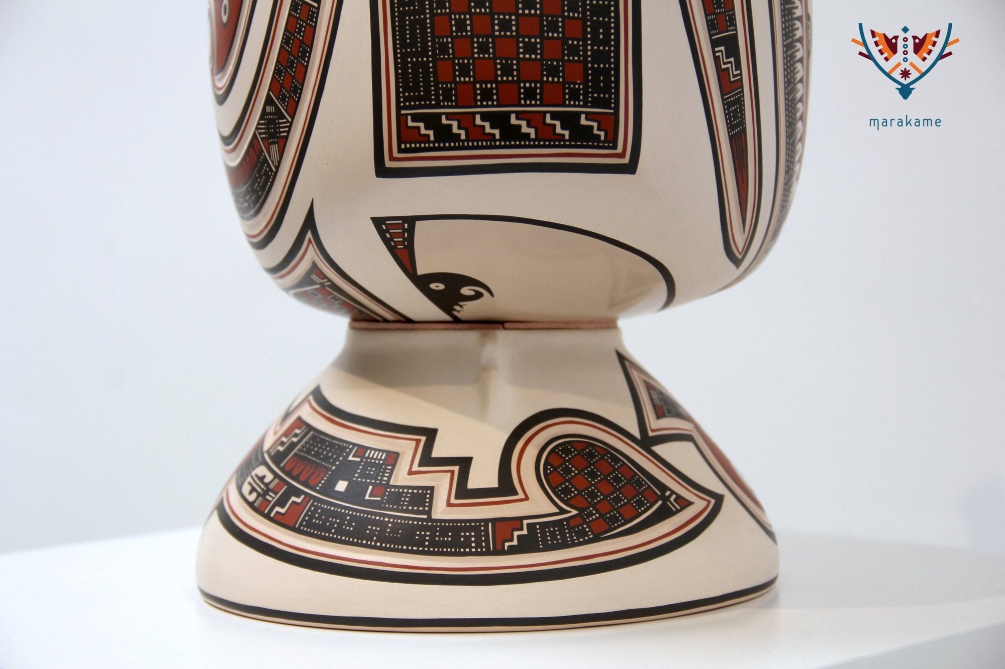 Mata Ortiz Ceramics - Northern Eagles - Huichol Art - Marakame