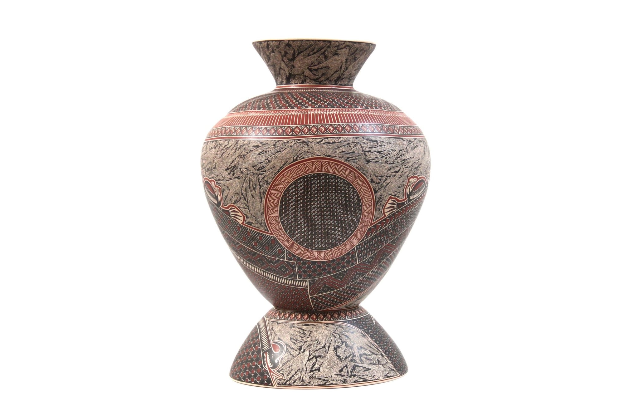 Ceramics of Mata Ortiz - Birds - 3° posto Ceramic Contest 2020 - Huichol Art - Marakame