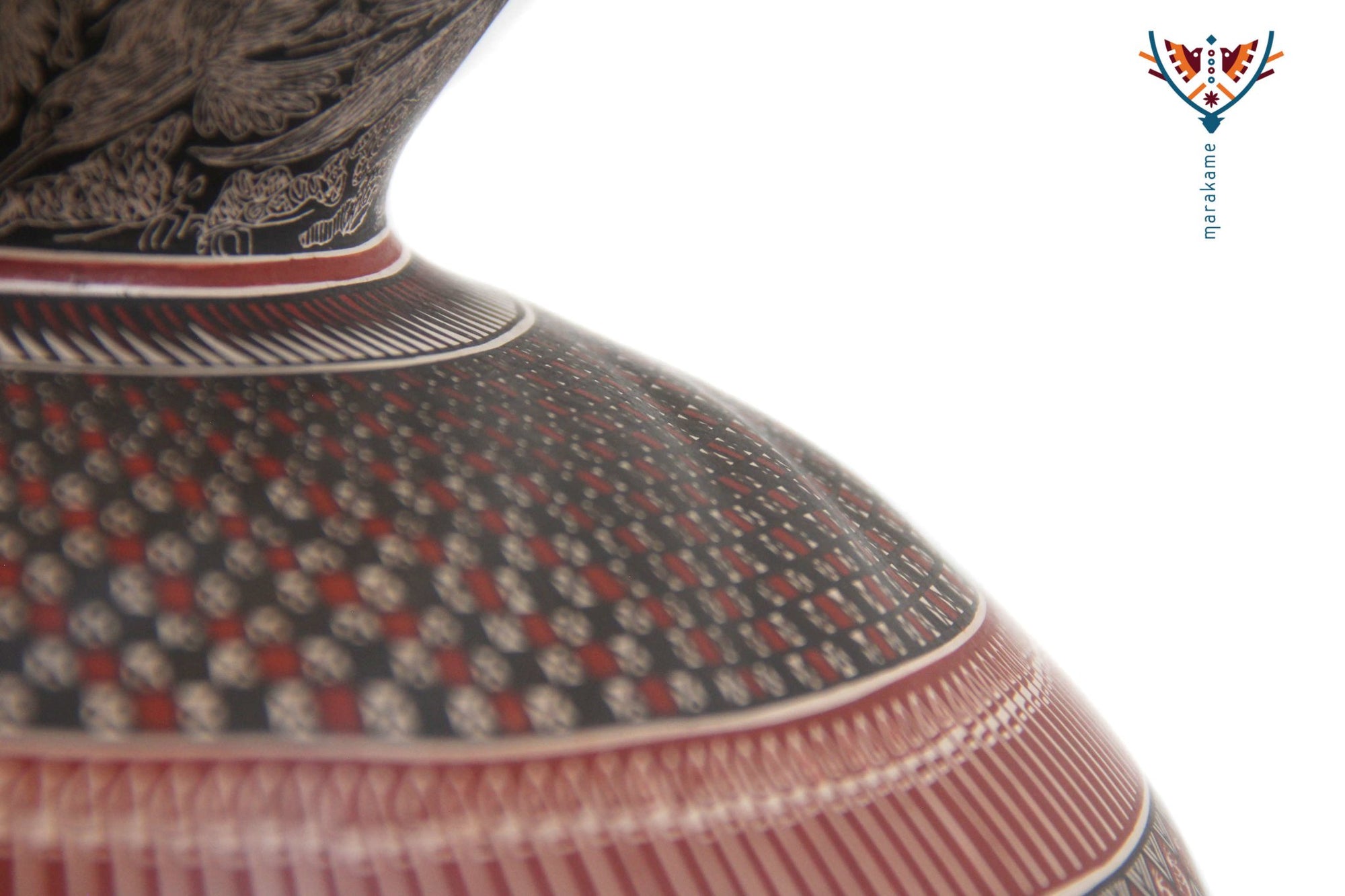 Ceramics of Mata Ortiz - Birds - 3° posto Ceramic Contest 2020 - Huichol Art - Marakame