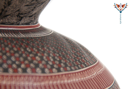 Ceramics of Mata Ortiz - Birds - 3° posto Ceramic Contest 2020 - Huichol Art - Marakame