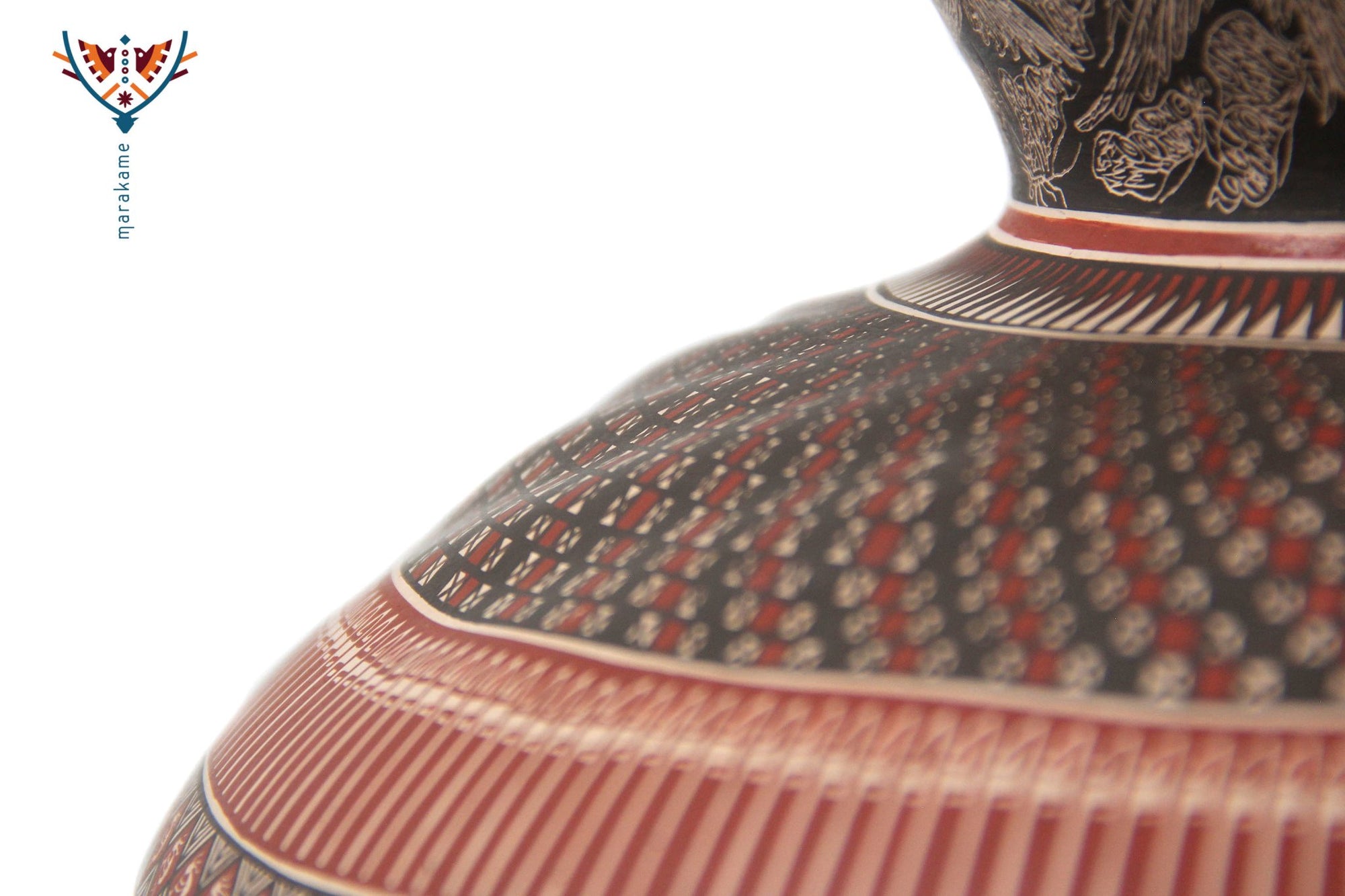 Ceramics of Mata Ortiz - Birds - 3° posto Ceramic Contest 2020 - Huichol Art - Marakame