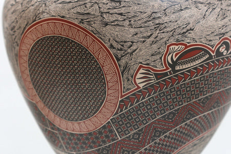 Ceramics of Mata Ortiz - Birds - 3° posto Ceramic Contest 2020 - Huichol Art - Marakame