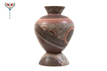 Ceramics of Mata Ortiz - Birds - 3° posto Ceramic Contest 2020 - Huichol Art - Marakame