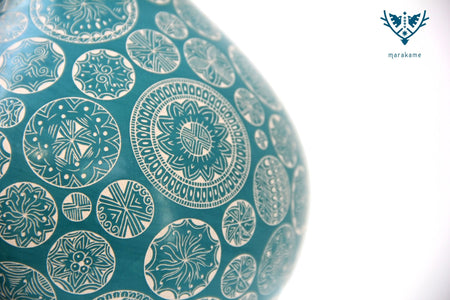 Mata Ortiz Ceramics - Cactaceae - Huichol Art - Marakame