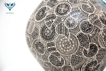 Mata Ortiz Ceramics - Cactaceae - Huichol Art - Marakame