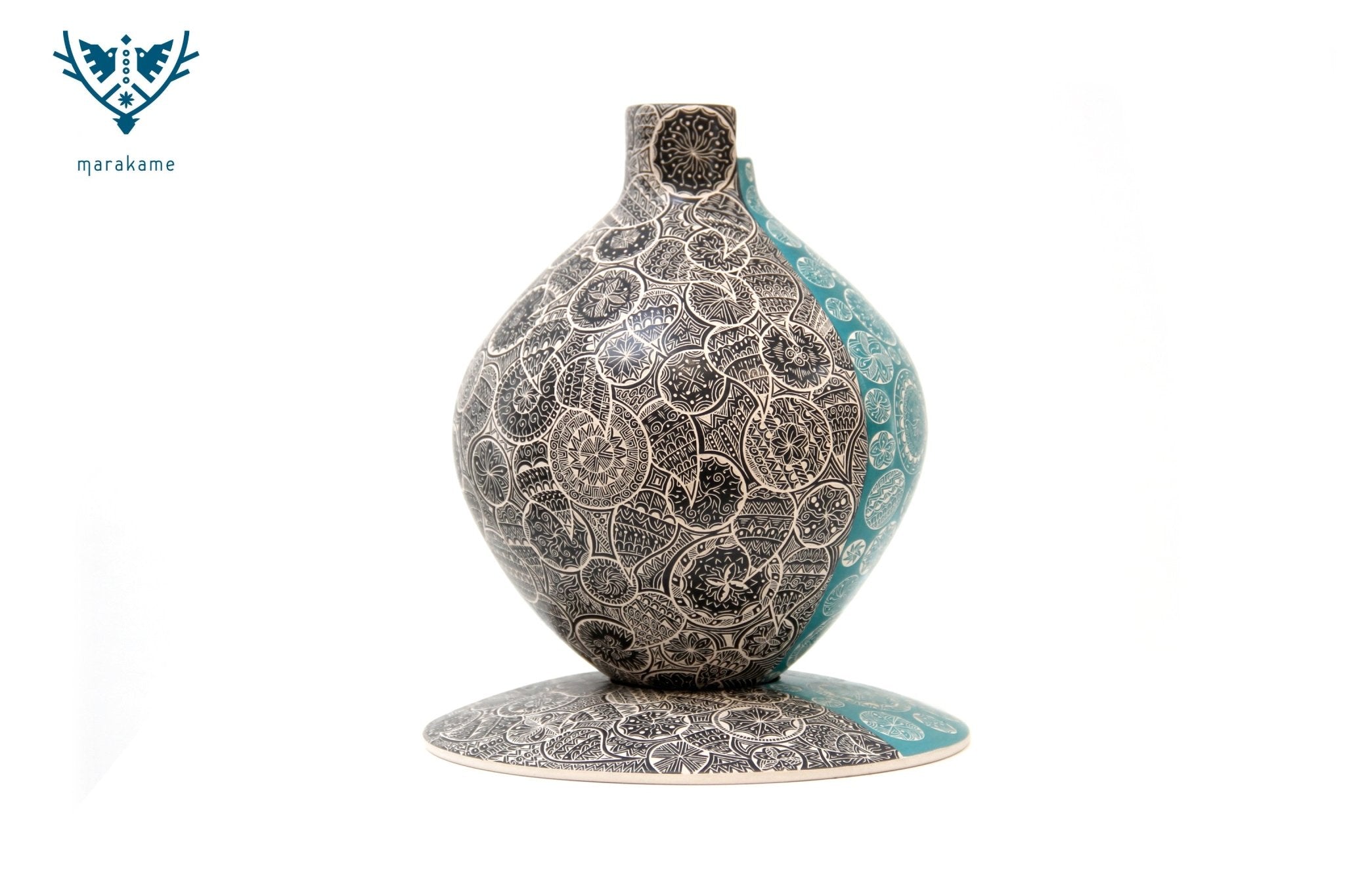 Mata Ortiz Ceramics - Cactaceae - Huichol Art - Marakame