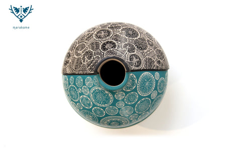 Mata Ortiz Ceramics - Cactaceae - Huichol Art - Marakame