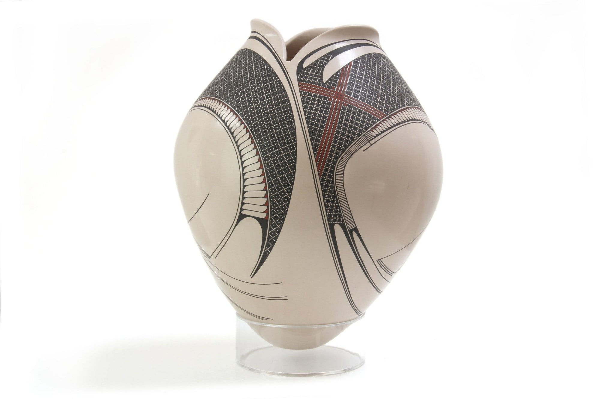 Keramik von Mata Ortiz - Keramik von Diego Valles I - Huichol-Kunst - Marakame