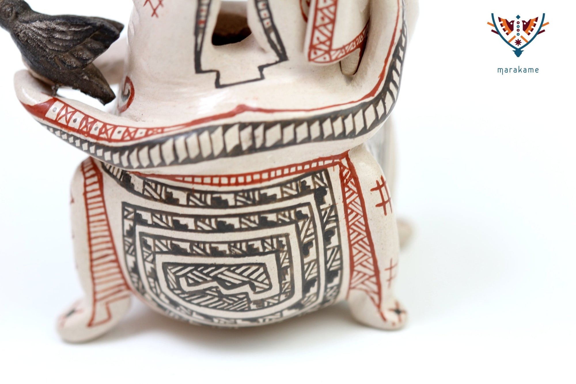 Mata Ortiz Ceramics - Paquimé Shaman - Huichol Art - Marakame