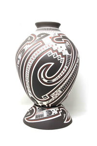 Mata Ortiz Chihuahua Ceramic - Large Piece VII - Huichol Art - Marakame