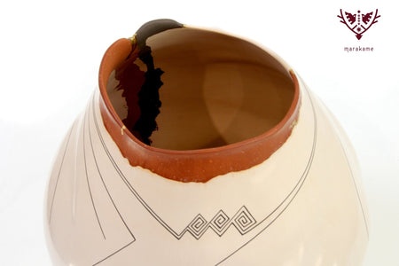 Mata Ortiz Ceramic - Scars - Diego Valles - Huichol Art - Marakame