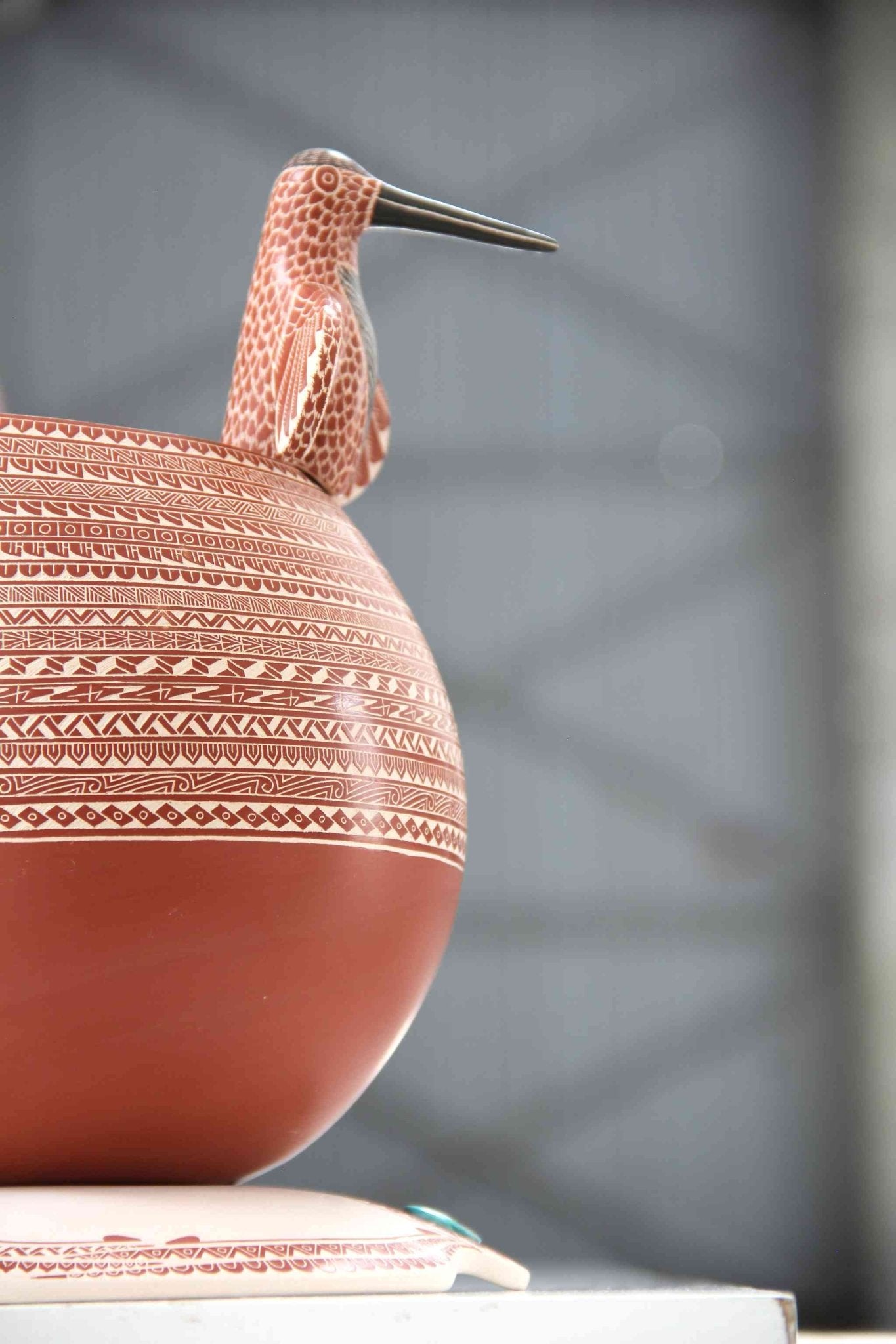 Ceramica Mata Ortiz - Colibrì - Arte Huichol - Marakame