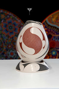 Mata Ortiz Ceramics - Grids - Huichol Art - Marakame