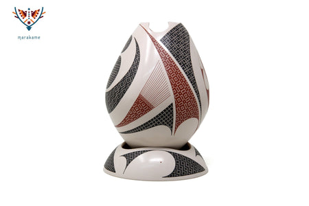 Mata Ortiz Ceramics - Grids - Huichol Art - Marakame