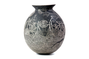 マタ・オルティスの陶器 - 死者の日 - 夜のパンテオン - ウイチョル族の芸術 - マラカメ