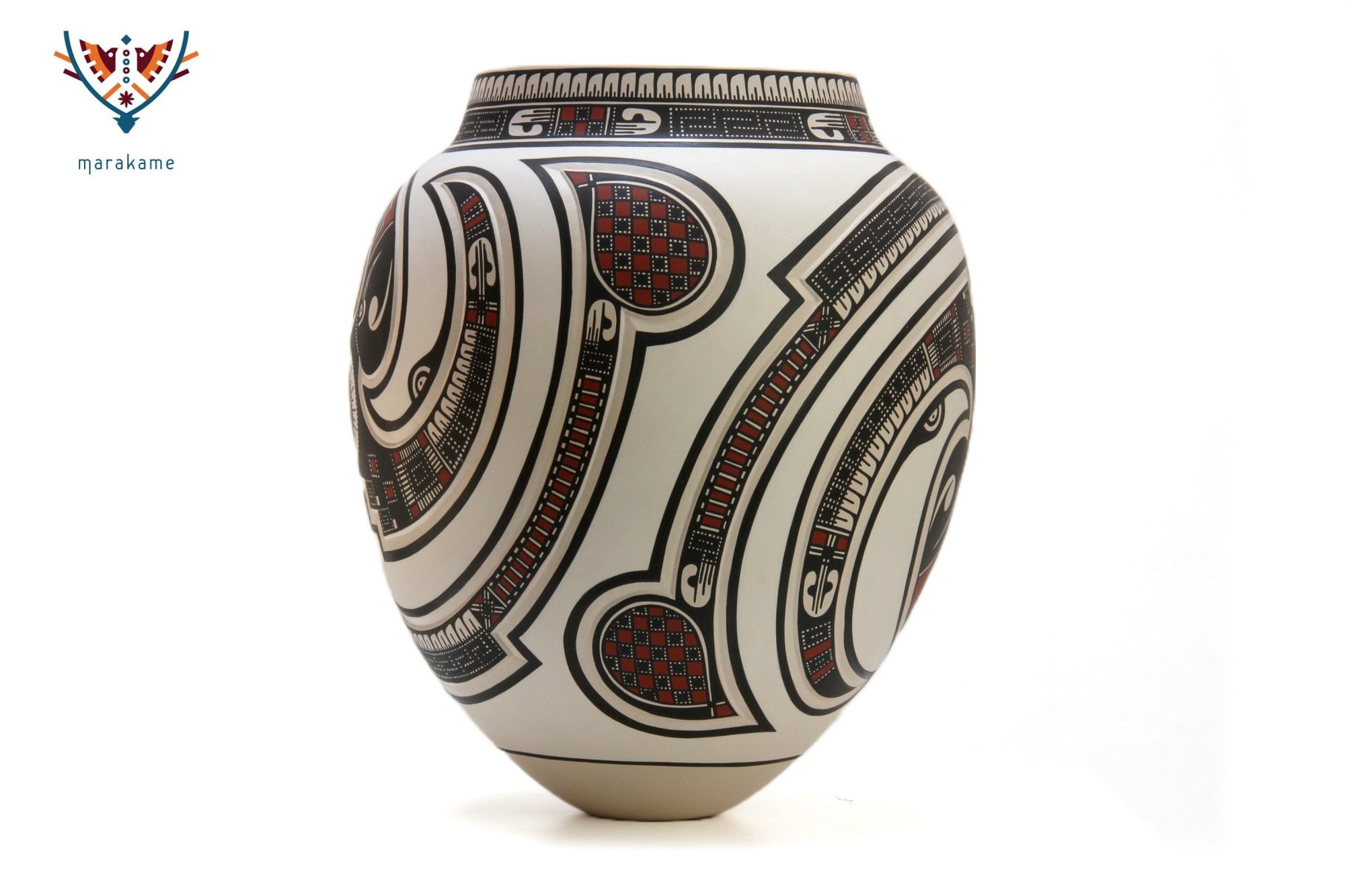 Mata Ortiz ceramics - The passage of the wind - Huichol art - Marakame