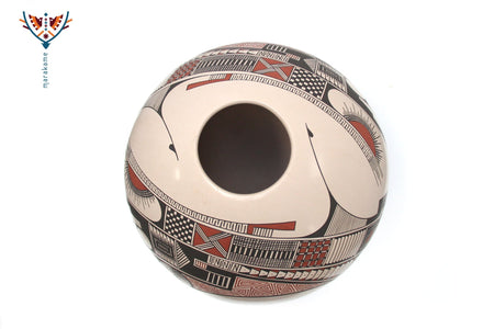 Mata Ortiz Ceramics - Spherical - Huichol Art - Marakame