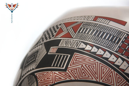 Mata Ortiz Keramik - Sphärisch - Huichol Art - Marakame