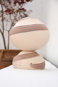Mata Ortiz Ceramics - Spiral - Huichol Art - Marakame