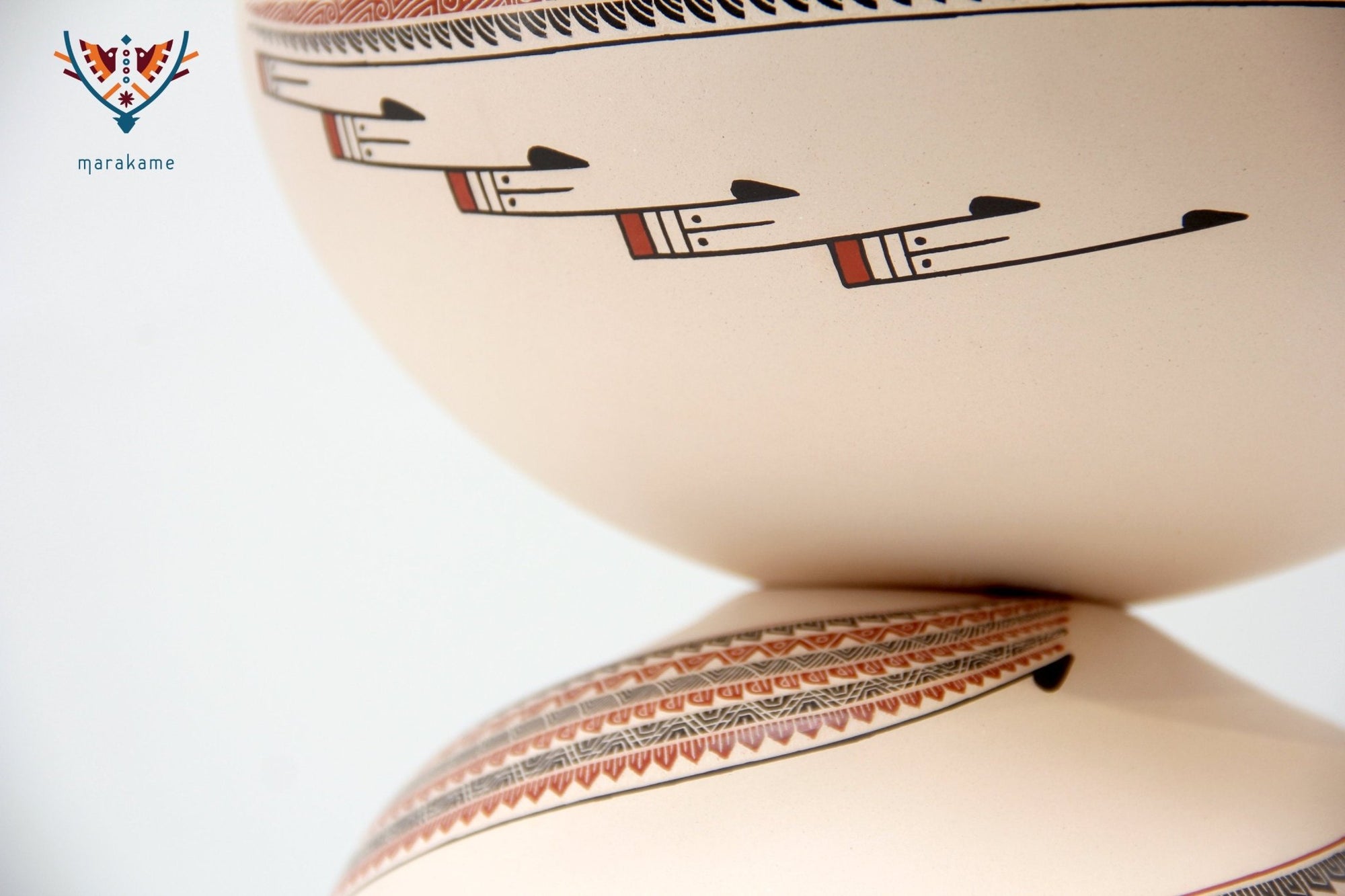 Mata Ortiz Keramik – Spirale – Huichol-Kunst – Marakame