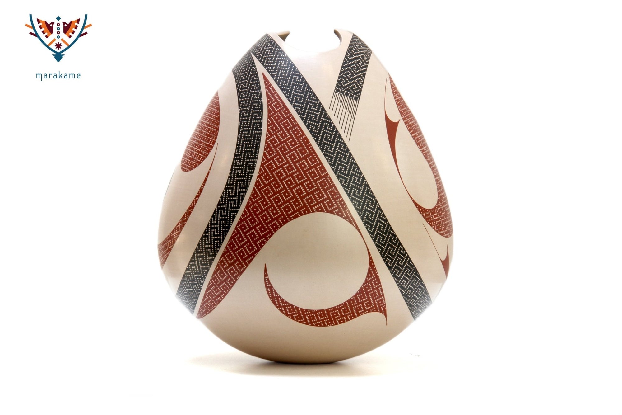 Mata Ortiz-Keramik – Schwangerschaft von Elías Peña – Huichol-Kunst – Marakame