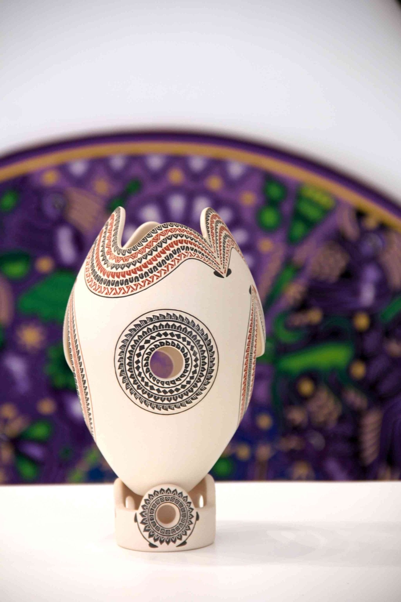 Mata Ortiz Ceramics - Drops - Huichol Art - Marakame