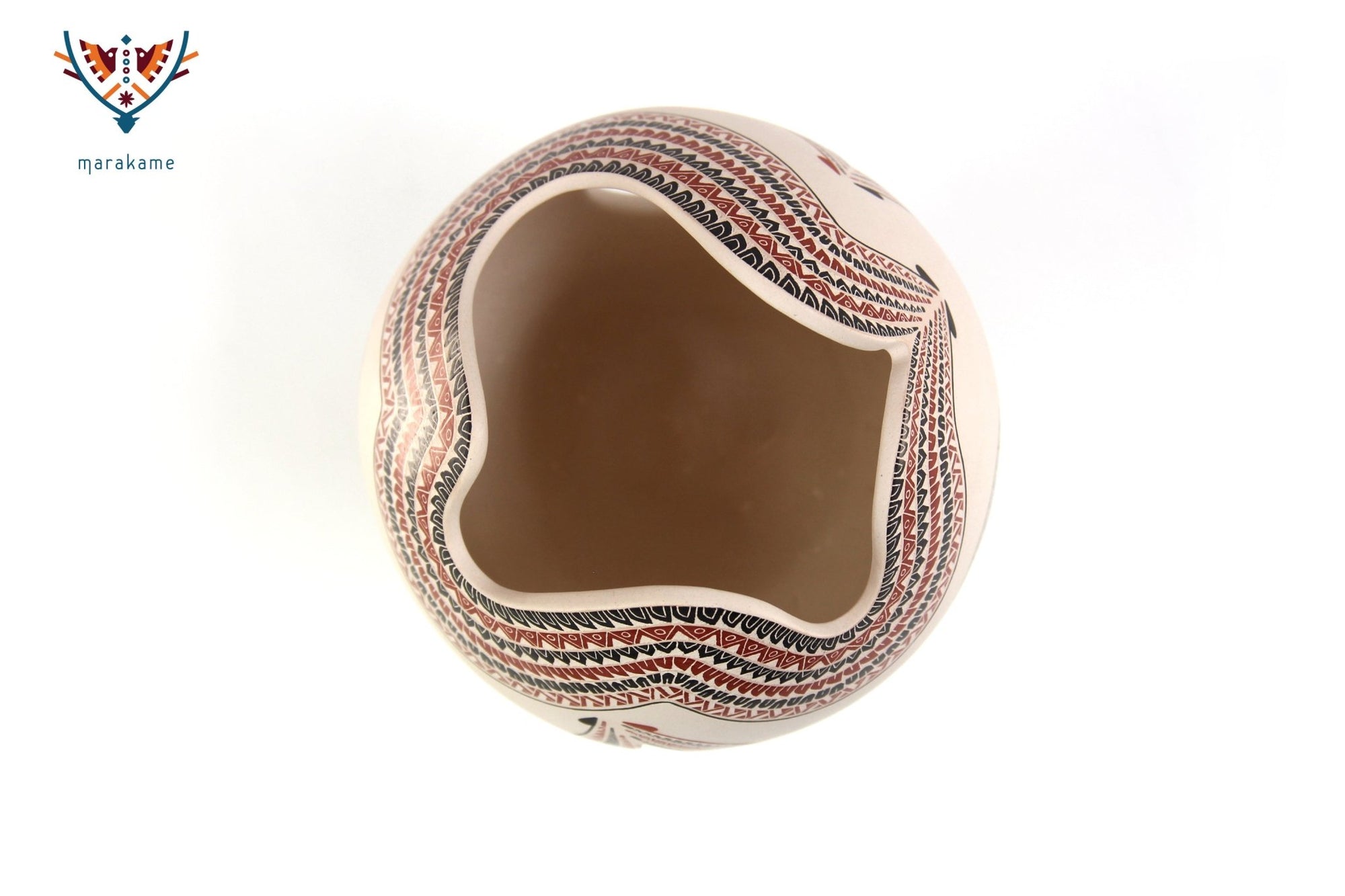 Mata Ortiz Ceramics - Drops - Huichol Art - Marakame