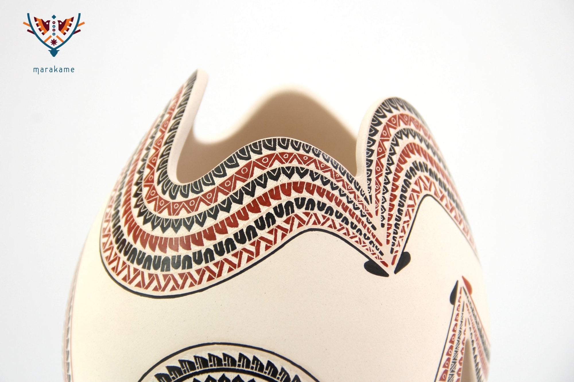 Ceramica Mata Ortiz - Gocce - Arte Huichol - Marakame