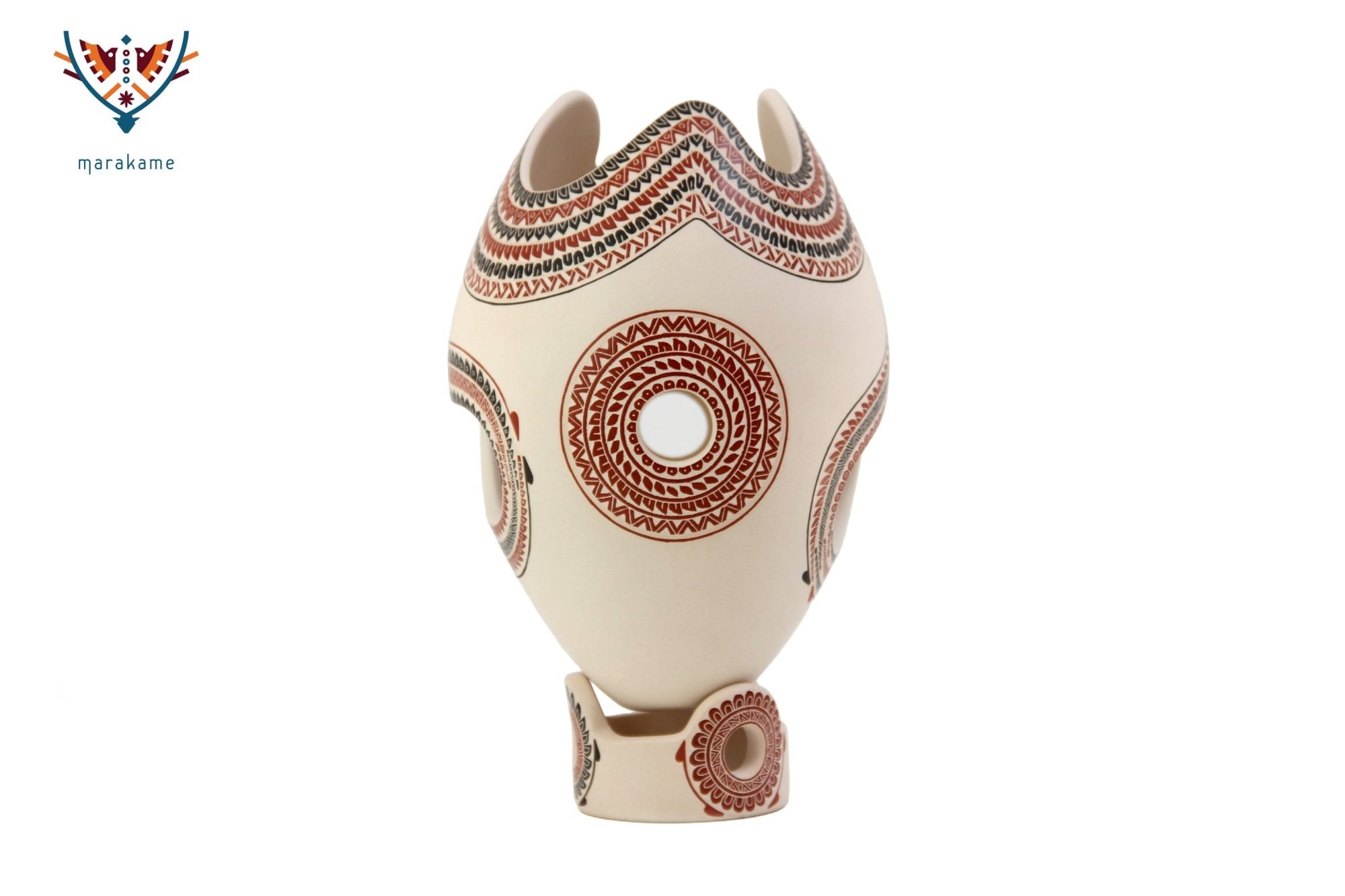 Mata Ortiz Ceramics - Drops - Huichol Art - Marakame