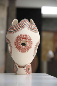 Cerámica de Mata Ortiz - Gotas - Arte Huichol - Marakame